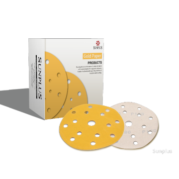 Latex Paper Based Yellow Sanding Paper Discs